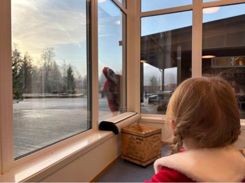 Nissen kom på besøk når vi hadde Nissefest!